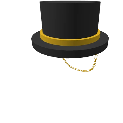 Gold Chain Deluxe Top Hat