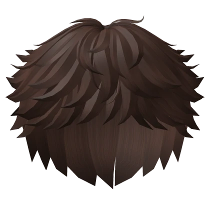 Messy Fluffy Boy Hair (Brown)
