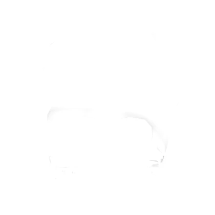 White Transparent Horned Skull (50%)