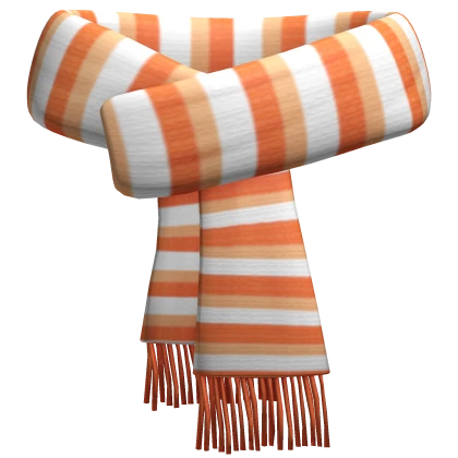 Striped Orange Scarf