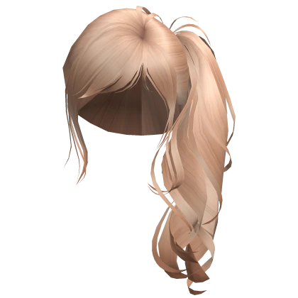 Side Ponytail Blonde