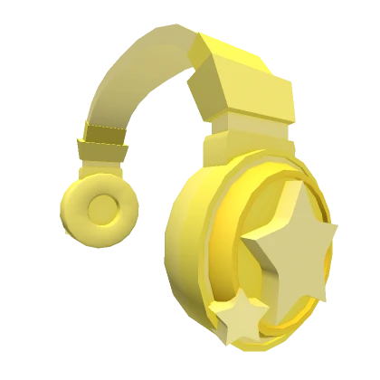 Yellow Star Headphones