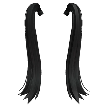 Black Long Pigtail Hair Extensions