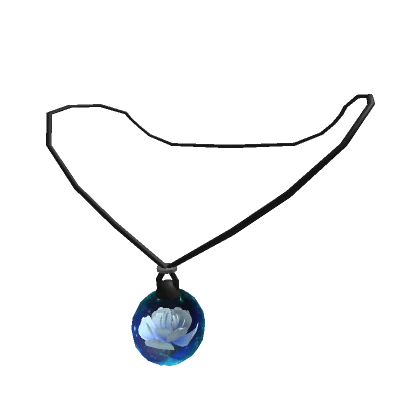 Glass Flower Necklace