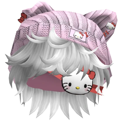 Hello Kitty Matching Hair w Eye Patch