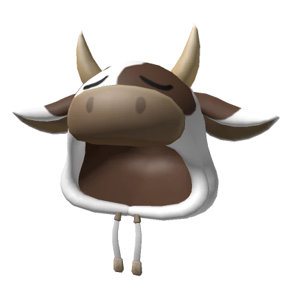 Plush Chocolate Cow Hoodie