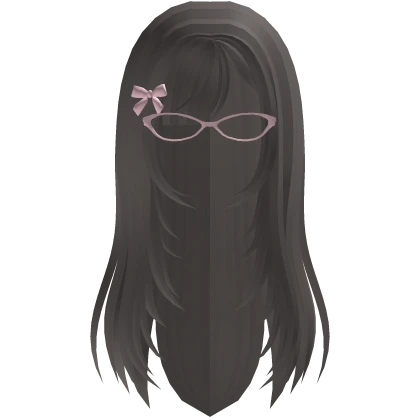 Dark Ash Coquette Igari hair w glasses