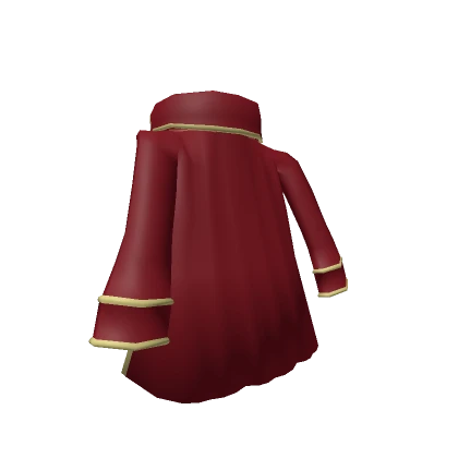 Red Pirate Captain's Cloak