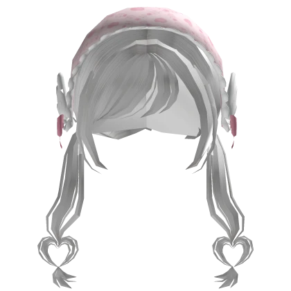 cheap heart wing igari bandana w white pigtails