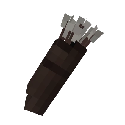 Retro Arrow Quiver (Dark Brown)