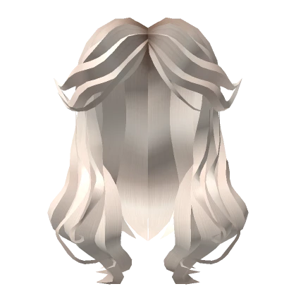 Platinum Aesthetic Floof Wavy Hair