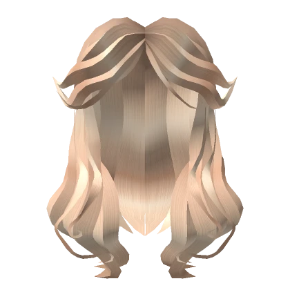 Blonde Aesthetic Floof Wavy Hair