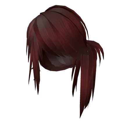 Scene Low ponytail in Velvet Red