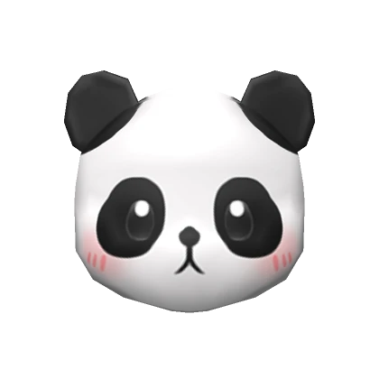 Panda Bear Cub Mask 