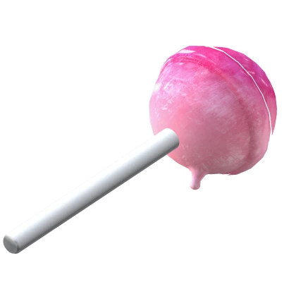Lollipop Pink Bubblegum Candy Animated Glitter Y2K