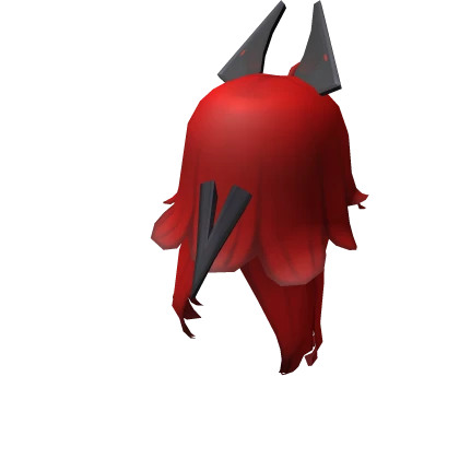 Low Poly Red Hood Hair I Nikke