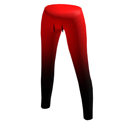 Pants Sport Fade Red Black Halloween
