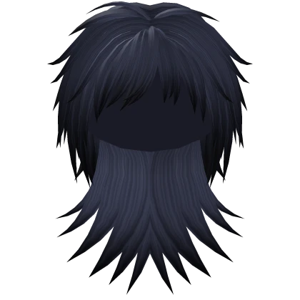 Long Alternative Scene Boy Hair (Blue)