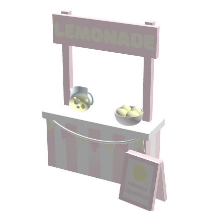 cute kawaii lemonade stand