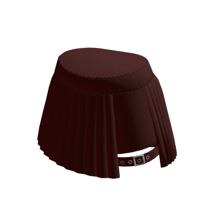 Maroon Grunge Goth Skorts