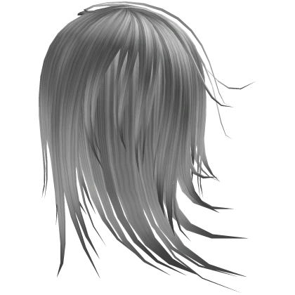 Majestic Long Vkei Final Fantasy Emo hair Silver