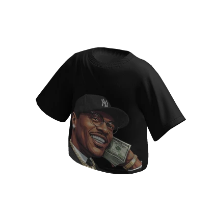 Boxy T Shirt Black Rich