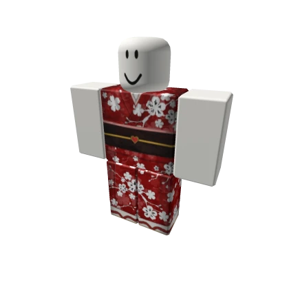 Akai shiro blossom Kimono [B] REWORK