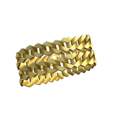 Gold Chain Link Bracelets [L]