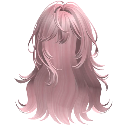 Pink Graceful Layered Hair