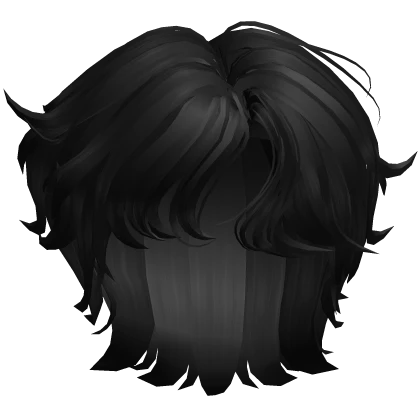Wavy Middle Part Boy Hair (Black)