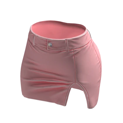 Skirt Pink Tight High Waisted Mini Chibi Chic Y2K