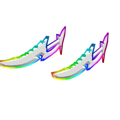 White Dual Rainbow Demon King Sword