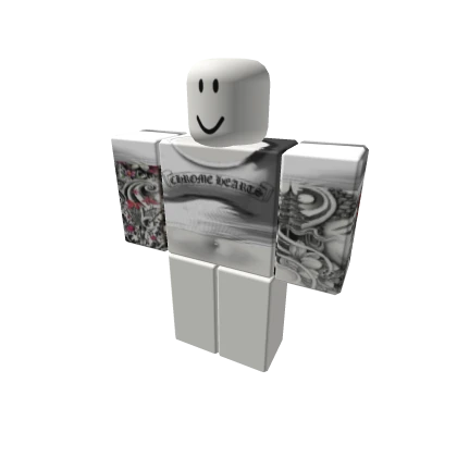 Chromeheart white tee tattoos shading belly baddi