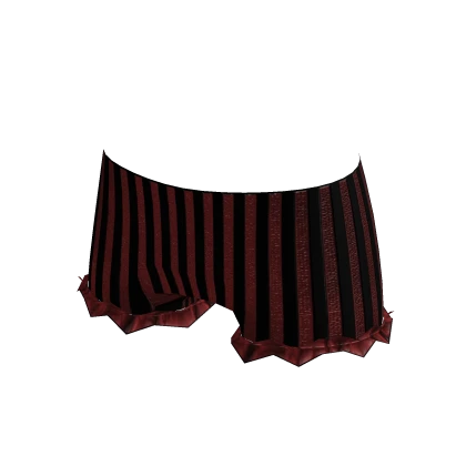 Mime Striped Bloomers in Red