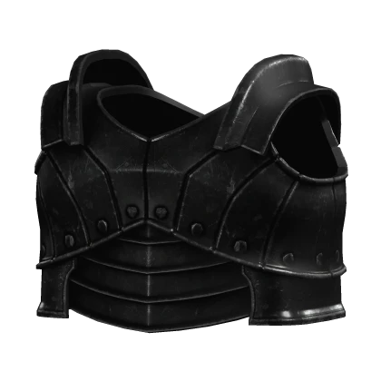 Black Iron Forged Knight Chestplate