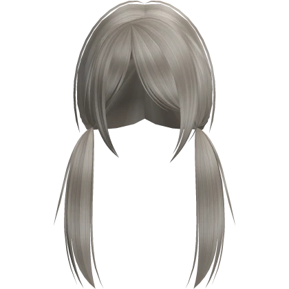 low messy gothic emo anime pigtails blonde