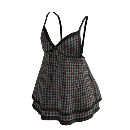 Grunge Cherry Lace Dress