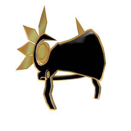 Cartoony Black and Gold Valkyrie 