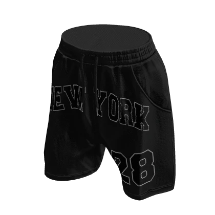 NY Black Shorts