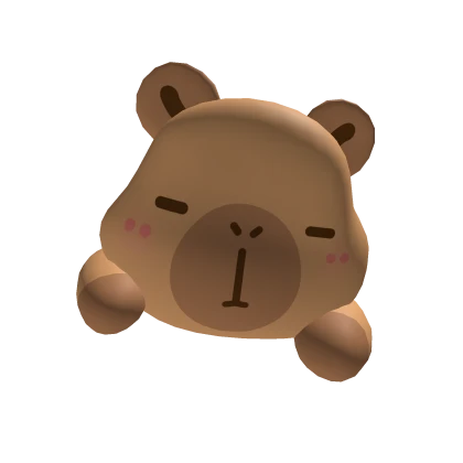 Cute Sleeping Mini Capybara Shoulder 