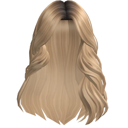 Cutesy Flowy Blow out Hair (Dirty Blonde)