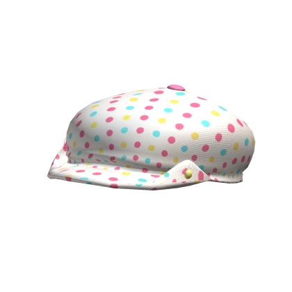 𖹭 cute dolly cupcake polka dot igari beret cap