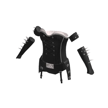 adidas Corset Top Black Spikey