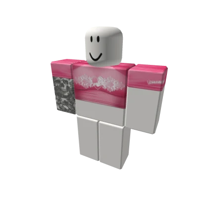 $P. | Pink ChromeHeart Baby Tee [1/2] ♱