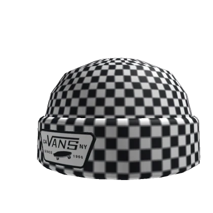 Vans Black-White Checkerboard Milford Beanie