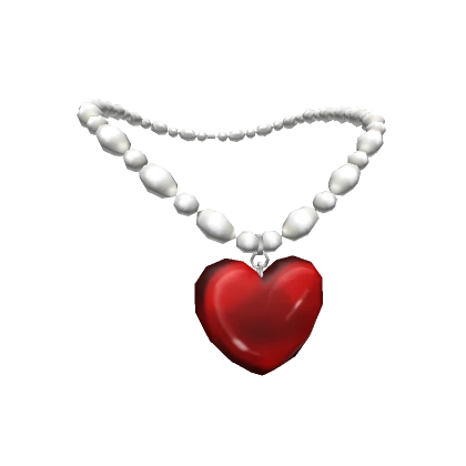 Heart of Glass Pearls Red 3.0