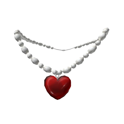 Heart of Glass Pearls Red 1.0