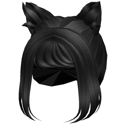 Black Cat Girl Hair