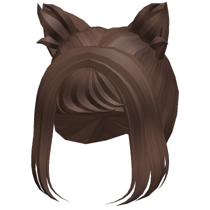 Brown Cat Girl Hair