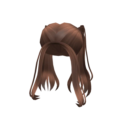 Aesthetic Brown Twintails